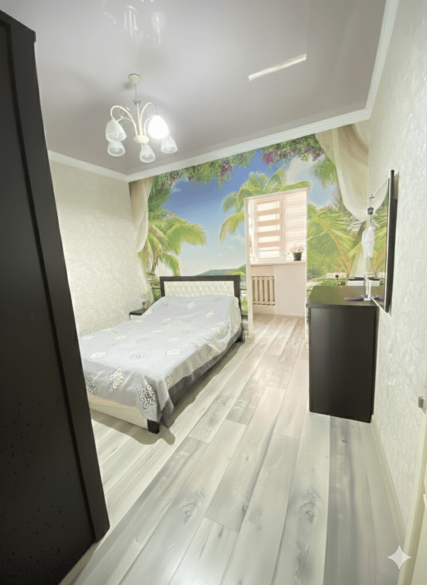 !Сдается уютная 2 ккв! Мкр Кокжар.  7 апреля/ Медерова.   3